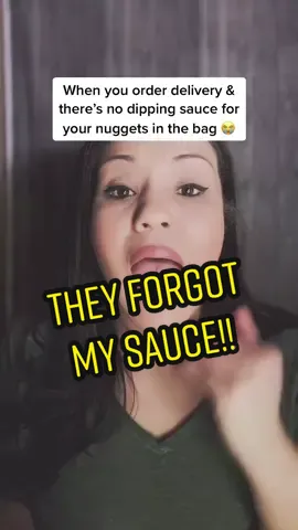 How could they?! 😫😭😭#theyforgotmysauce #nuggets #funny #shesdramatic #justforlaughs #foryoupage #fyp
