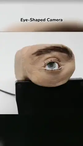 Eye-shaped camera. #foryou #foryoupage #fyp #fy #foryourpage #fypage #cool  #fun #Tech #camera