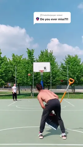 Answer to @habsfanjasper I never miss 😅 #trickshot #fail #trickshots
