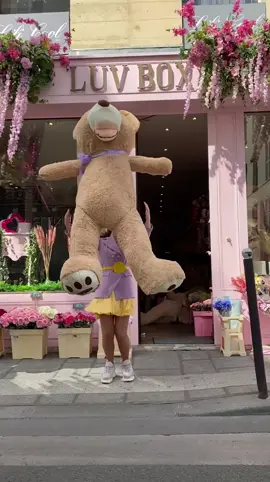🐻 #oursenpeluche #oursgeant #luvboxparis 🌹
