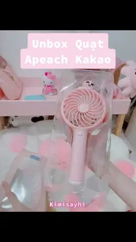 Ần nhon lại là tín đồ bé Đào nhà #kakaofriends đây🍑🎀 #VoiceEffects #kimisayhi #xuhuong #unbox #unboxing #apeach #quạt_mini_cầm_tay #tiktok #trending
