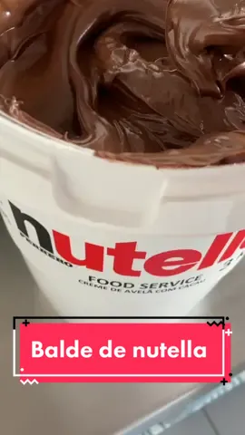Não tem alegria maior que abrir mais um balde de Nutella cheinho 🥰🥰 #fyyyy #fy #empreendedorismofeminino #nutella #nutella3kg #baldedenutella