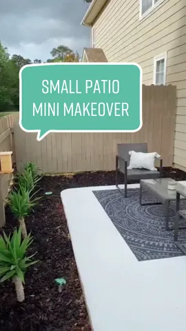 ✨Cheaptok Patio✨ #cheaptok #patio #backyard #walmart #marketplace #finds #DIY #porchpaint #beforeandafter #frugal #cheap #projects #update #homeowner