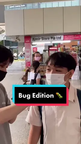 Insects are bussing respectfully #tiktoksg #fyp #chinese #streetinterview #learningisfun