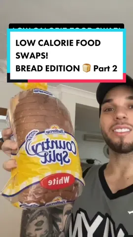 Reply to @swtztazz another LOW CALORIE FOOD SWAP! Bread Edition 🍞 #lowcaloriefoodswaps #weightloss #caloriedeficit #foryoupage