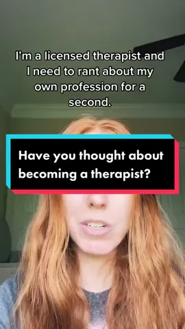 Do you want to become a therapist? #tiktoktherapist #therapistsoftiktok #tiktoktherapy #mentalhealthtiktok