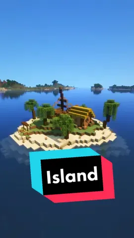 Abandoned Island in Minecraft by #@jxjammy #mc #Minecraft #hopeful #timelapse #gaming #mojang #builds #build #foryoupage #fyp #foryou