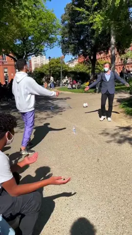 Je teste les français au foot 😳 #football #funny
