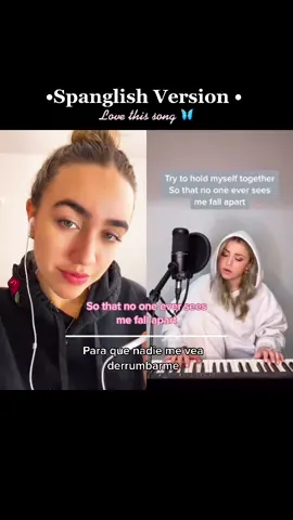 #duet with @rachelgrae this is so beautiful 🥺🤍 I wanted to do the Spanglish version 🦋 / hice la versión Spanglish de esta canción 🦋#VoiceEffects