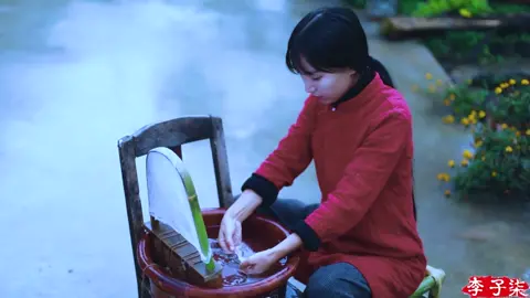 It’s a family tradition to raise silkworms and I’ve been doing that as a little girl.（part 1）从小我们家里都有养蚕。（二）