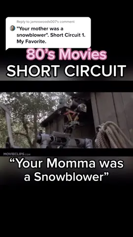 Reply to @jameswoods007 🤣🤣 #nostalgia #80s #80smovies #90s #90skid #johhny5 #shortcircuit