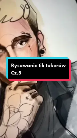 Część 5! / tym razem ofiarą padł @pasiekofficial / kogo następnego rysujemy? #dc #pasiek #fatkatpl #tattooartist #rysowanietiktokerów