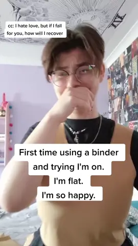 my binder just came and I'm so happy #commingout #they #transboy #trans #binder