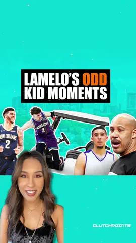 LaMelo Ball's Odd Kid Moments 🤣 #lamelo #lameloball #clutchpoints #ballbrothers #funny