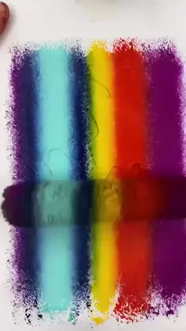 Follow us for more satisfying videos! 🌈 🎵:.Happier Than Ever - @billieeilish 🎶 (via:@coctyan) #paintroller #rainbow