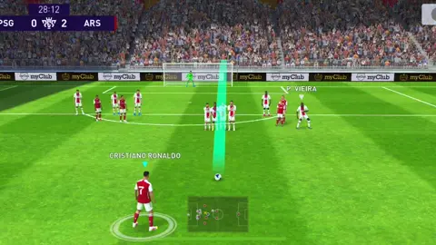 #ronaldofreekick vs @omarabdalla60  #freekick #pes #pes2021 #cristiano #cr7 #arsenal #Soccer #futbol #somalipes #somalitiktok #zycbca #viral #fyp