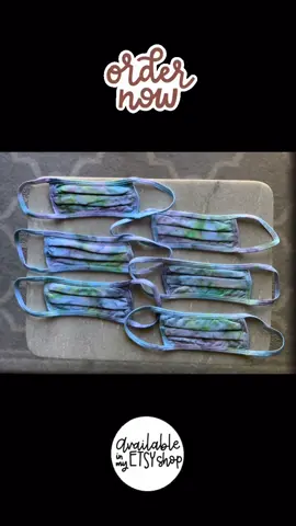 #icedye #scrunchies and #masks are now available in my @etsy shop 🌈#MakeMomEpic