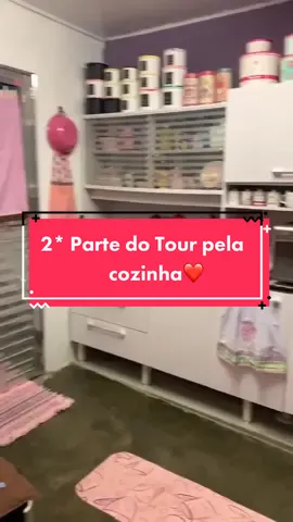 Parte 2 Tour pela cozinha, deixa seu like pro tour do banheiro❤️❤️❤️ #faxina #foryou #limpeza #cozinharosa #cozinha #casarosa m