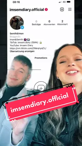 Checkt gerne unsere offizielle Insta Seite ab & unterstützt uns 💜! #imsemfamily #fyp #fragenbeantworten #offizielleseite #follow #unterstützung