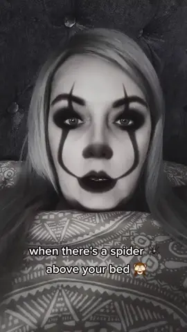 when theres a spider watching you #hallomeme #hangin #inbed #GARNIERMASKMOMENT #cantbebothered #funny #foryoupage #fyp #foryou #thereheis