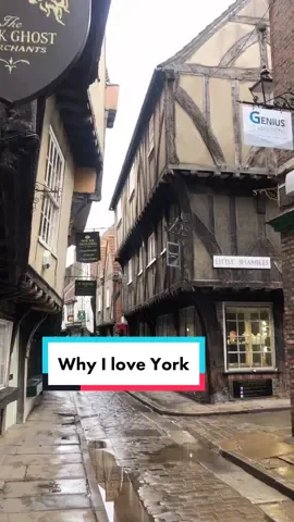 Why I love York so much😍😍#york #yorkshire #shambles #uktravel #visitbritain #englandtiktok #visitengland #englandfyp #fyptravel