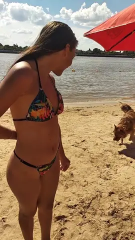 un hermoso callejerito en la playa.!!! 😍🐕🤗❤️