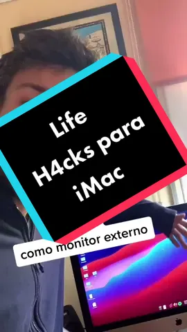 Usando iMac como monitor externo #AprendeConTikTok #AprendeEnTikTok #trucos #windows #mac #linux