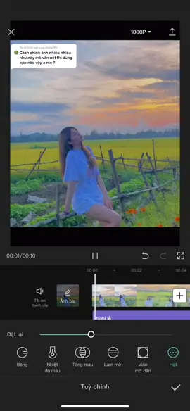 Trả lời @chang255  ở capcut có phần tuỳ chỉnh b vào phần hạt để chỉnh nhiễu nha 💕