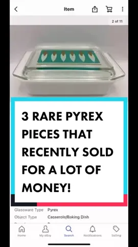 Keep An Eye Out For These! #pyrex #vintagepyrex #vintage #ebayauction #ebay #bolo #thriftersifter #glassware #vintageglassware