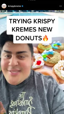 #greenscreen trying Krispy Kreme’s New Island Time Donuts 🔥 honestly the Key Lime Pie was my fave 🙌🏽  #fyp #Foodie #FoodTok #review #donut