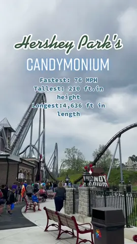 Hershey Park’s Newest Rollercoaster #hersheypark #candymonium #rollercoaster #thrillrides #foryoupage #hersheys @..wampa