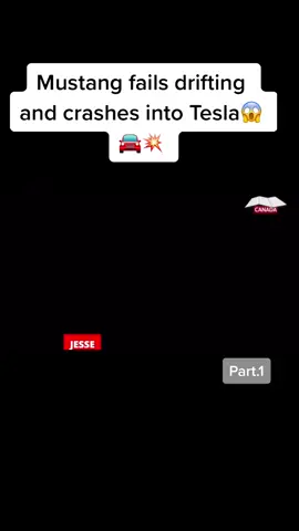 Mustang fails drifting#mustang#fail#drifting#crash#sentrymode#fyp#viral#tesla#whambaamteslcam#caughtonsentrymode#part1#viral#foryouuuu#fypp