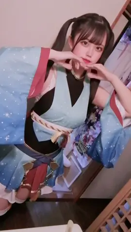 お月見編の花丸ちゃんの衣装です！着ただけでごめんなさい💦##国木田花丸 #ラブライブコスプレ #ラブライブサンシャイン #おすすめ乗りたい #女子高生 #女子高生姫 #コスプレ