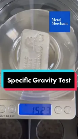 Specific Gravity Test #silver #gold #preciousmetals #bullion #coin #coins #coinhub #thecoinshow #moneytok #fy #fyp #fypシ  #foryou #foryoupage #fy #4u