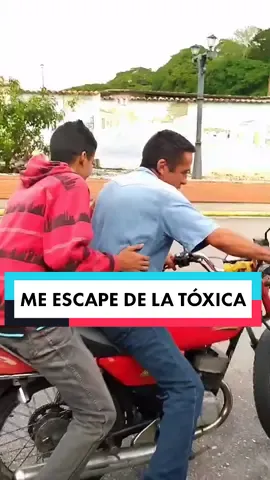 Cuando te escapas de la tóxica #toxica #latoxica #parejas #humor #comediante