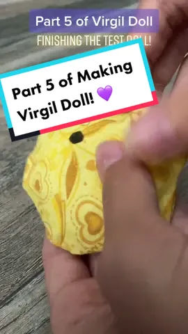 The test doll is done! Now to fix the pattern and make the final thing 🤩 #art #design #doll #sanderssides #thomassanders #virgilsanders #project