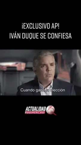 ¡Exclusivo AP! Iván Duque se confiesa.