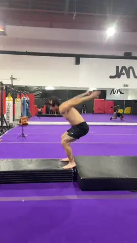 My first standing Double Arabian attempt...🤯 (On a flat level surface)