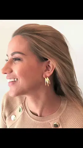 Gold Triple Hoop Earrings ⚡️ Elevate your look with these beautiful earrings 💫#allisonroseatelier#jewelrylover#goldhoops#amazonfind#amazonjewlery