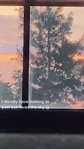 It is rlly pretty tho #sky#post#caption#stressed#window#tag#pink#blue#grey#clouds#idfk#random#fyp
