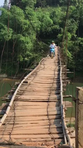 Nhìn cây cầu mà chả dám đi qua luôn #hagiang #tienvnuf #fyp