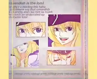 this one was rushed anyways i used videostar for this one #cavendish #cavendishedit #onepiece #dreesrosa #edit #anime #animefyp #fyp