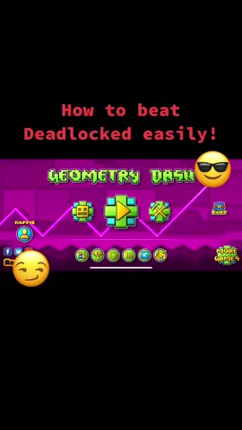 How to beat Deadlocked (tutorial). #geometrydash #music #videogame #deadlocked #easy #howto