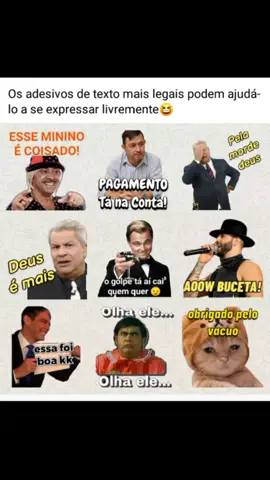 Figurinhas que ajudam a se expressar. Comente que te mando!!! #figurinhas #figurinhaswhats #whatsapptrend #whatsappsstatus