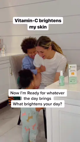 My busy mom routine secret: The 3-in-1 @garnierusa  Green Labs Serum Cream. @amazon  #garnierpartner
