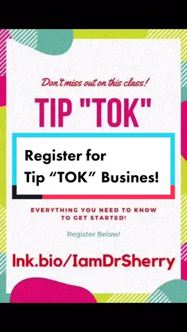 FREE TikTok CLASS! Calling all business owners trying to figure out how to make money on TikTok! Register link in bio! #tiktokbusinesstips #helpishere