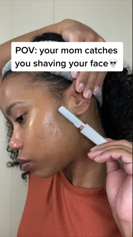She’ll understand.... right 💀🙈 #dermaplaning #skincaretutorial #satisfyingvideo #shaving #foryou