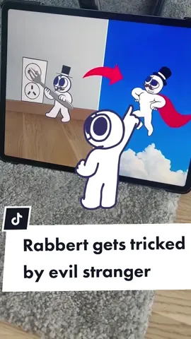 Safe to say he learned his lesson... 😅 #animation #rabbert