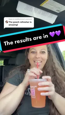 Reply to @maddiestamer I tried it!! I will forever love #dunkin sweet tea! But I’m all for the @starbucks refreshers!! #jpiblanks #starbucks #fypシ
