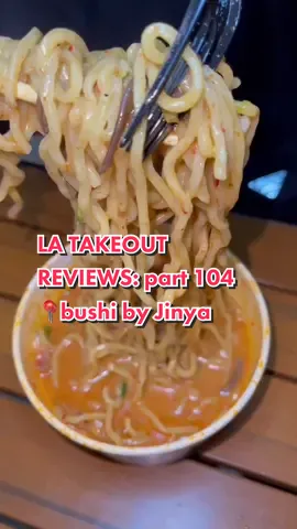 LA TAKEOUT REVIEWS: part 104 bushi by JINYA #ramen #lafood #noodles #HoldMyMilk #foodreview #sushi #ramennoodles #fyp